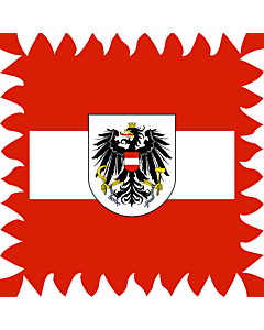 Fahne: Flagge: Ehemaliger Stander des österreichischen Bundespräsidenten  bis 1984