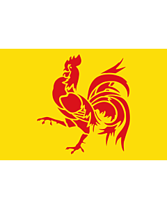Fahne: Flagge: Wallonien