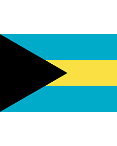 Fahne: Flagge: Bahamas
