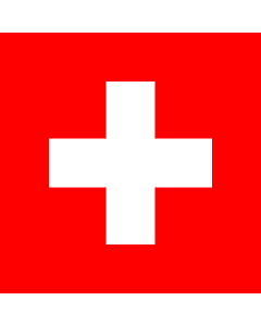 Fahne: Flagge: Schweiz (quadratisch)