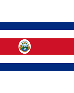 Fahne: Flagge: Costa Rica