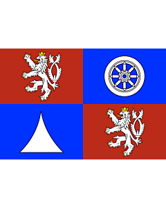 Fahne: Flagge: Region Liberec