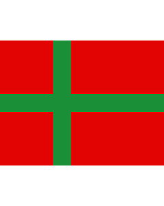 Fahne: Flagge: Denmark Bornholm | Unofficial flag of Bornholm  Denmark