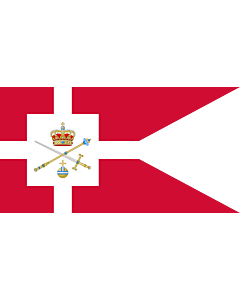 Fahne: Flagge: Standard of the Regent of Denmark | Rigsforstanderflaget