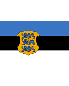 Fahne: Flagge: Estonia - Minister of Defence | Estonian Minister of Defence | Kaitseministri lipp