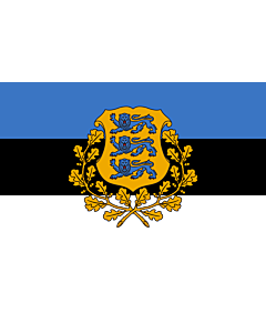 Fahne: Flagge: President of Estonia