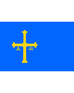 Fahne: Flagge: Asturias