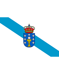 Fahne: Flagge: Galicia