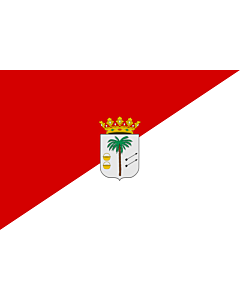 Fahne: Flagge: Palma del Condado | La Palma del Condado, Huelva, Spain | Palma del Condado, Huelva, España