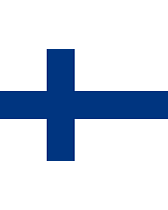 Fahne: Flagge: Finnland