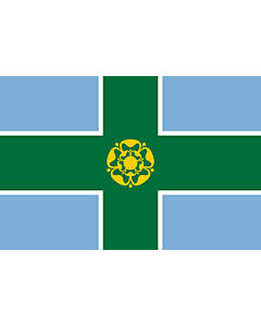 Fahne: Flagge: Derbyshire