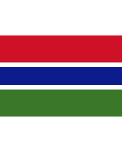 Fahne: Flagge: Gambia