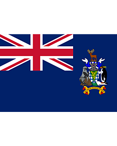 Fahne: Flagge: Südgeorgien und die Südlichen Sandwichinseln