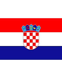 Fahne: Flagge: Kroatien