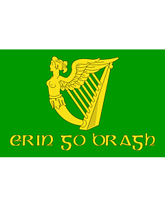 Fahne: Flagge: Erin Go Bragh | Irish nationalist flag   version of Image Erin Go Bragh flag