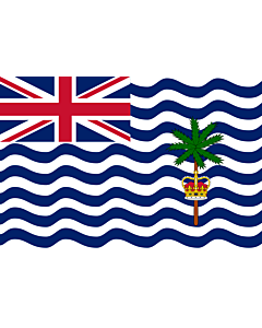 Fahne: Flagge: Britisches Territorium im Indischen Ozean