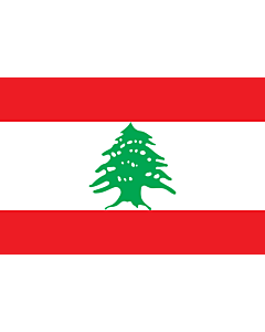 Fahne: Flagge: Libanon
