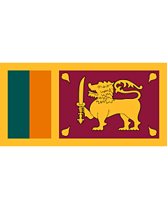 Fahne: Flagge: Sri Lanka