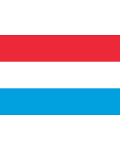 Fahne: Flagge: Luxemburg
