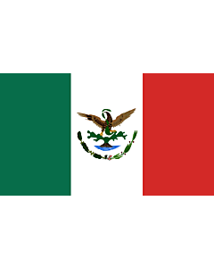Fahne: Flagge: Mexico  1893-1916