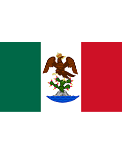 Fahne: Flagge: Primer Imperio Mexicano | First Mexican Empire