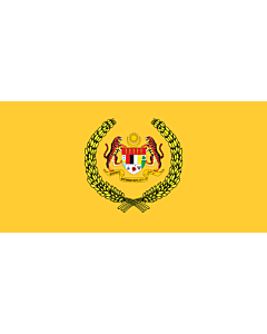 Fahne: Flagge: Supreme Head of Malaysia | Yang di-Pertuan Agong / بنديرا يڠ د-ڤرتوان اݢوڠ