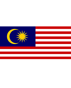 Fahne: Flagge: Malaysia