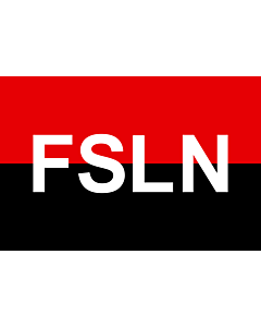 Fahne: Flagge: FSLN | Fuimos siempre ladrones nacionales