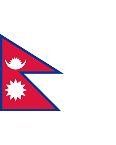 Fahne: Flagge: Nepal
