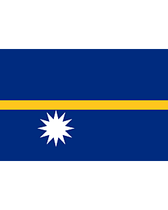 Fahne: Flagge: Nauru