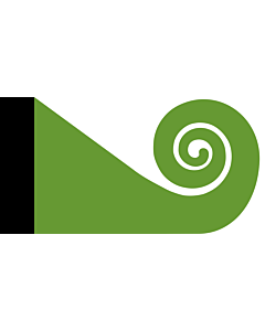 Fahne: Flagge: Koru | This image shows the popular Koru Flag