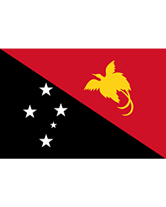 Fahne: Flagge: Papua-Neuguinea