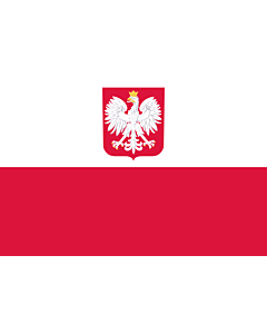 Fahne: Flagge: Polen