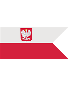 Fahne: Flagge: Naval Ensign of Poland normative