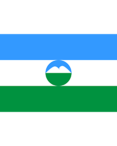 Fahne: Flagge: Kabardino-Balkarien