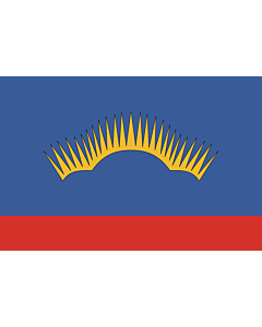 Fahne: Flagge: Oblast Murmansk