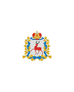 Fahne: Flagge: Oblast Nischni Nowgorod