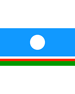 Fahne: Flagge: Sakha (Yakutia)