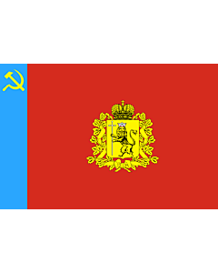 Fahne: Flagge: Oblast Wladimir