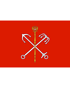 Fahne: Flagge: Saint Petersburg