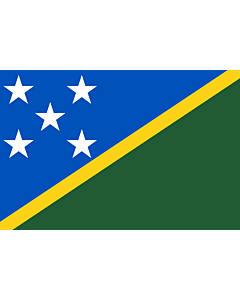 Fahne: Flagge: Salomonen