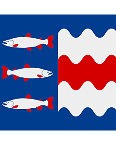 Fahne: Flagge: Västernorrlands