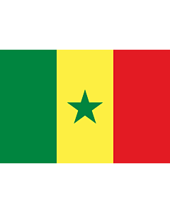 Fahne: Flagge: Senegal