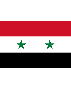 Fahne: Flagge: Syrien