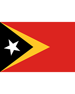 Fahne: Flagge: Osttimor (Timor-Leste)