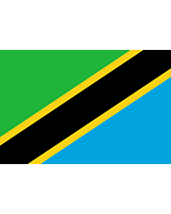 Fahne: Flagge: Tansania, Vereinigte Republik