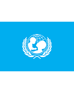 Fahne: Flagge: UNICEF