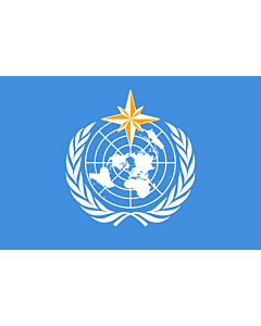 Fahne: Flagge: World Meteorological Organization