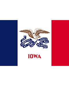 Fahne: Flagge: Iowa