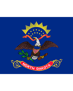 Fahne: Flagge: North Dakota